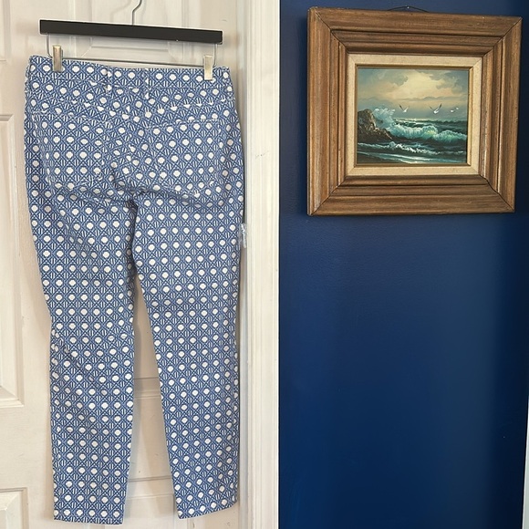 NWOT Women’s Tommy Bahama Cataline Caning SKINNY Ankle Blue Denim Jeans Sz 10 - Picture 6 of 10